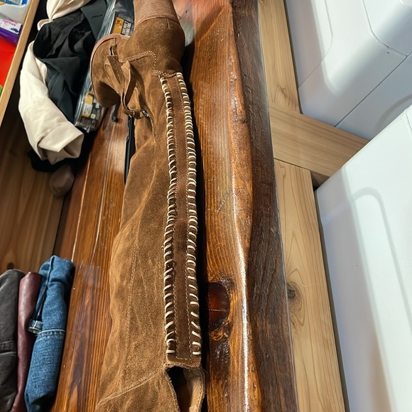 Dolce vita over the knee boots. Brown suede. Size 8 - Picture 2 of 8